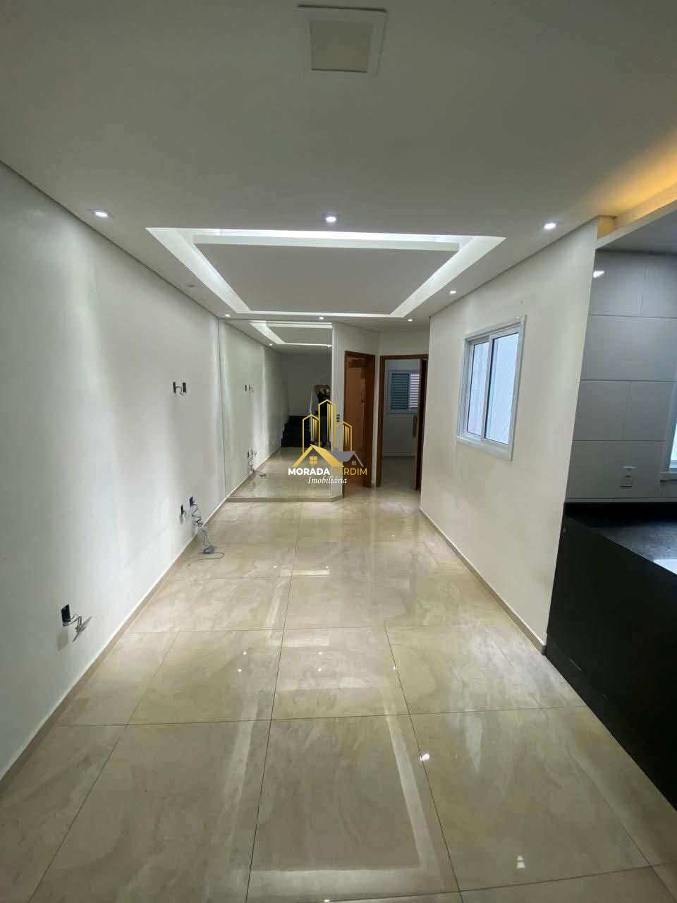 Cobertura MOBILIADA sem condomínio, Santo André, vila linda, 90m² - Morada Jardim Negócios Imobiliario