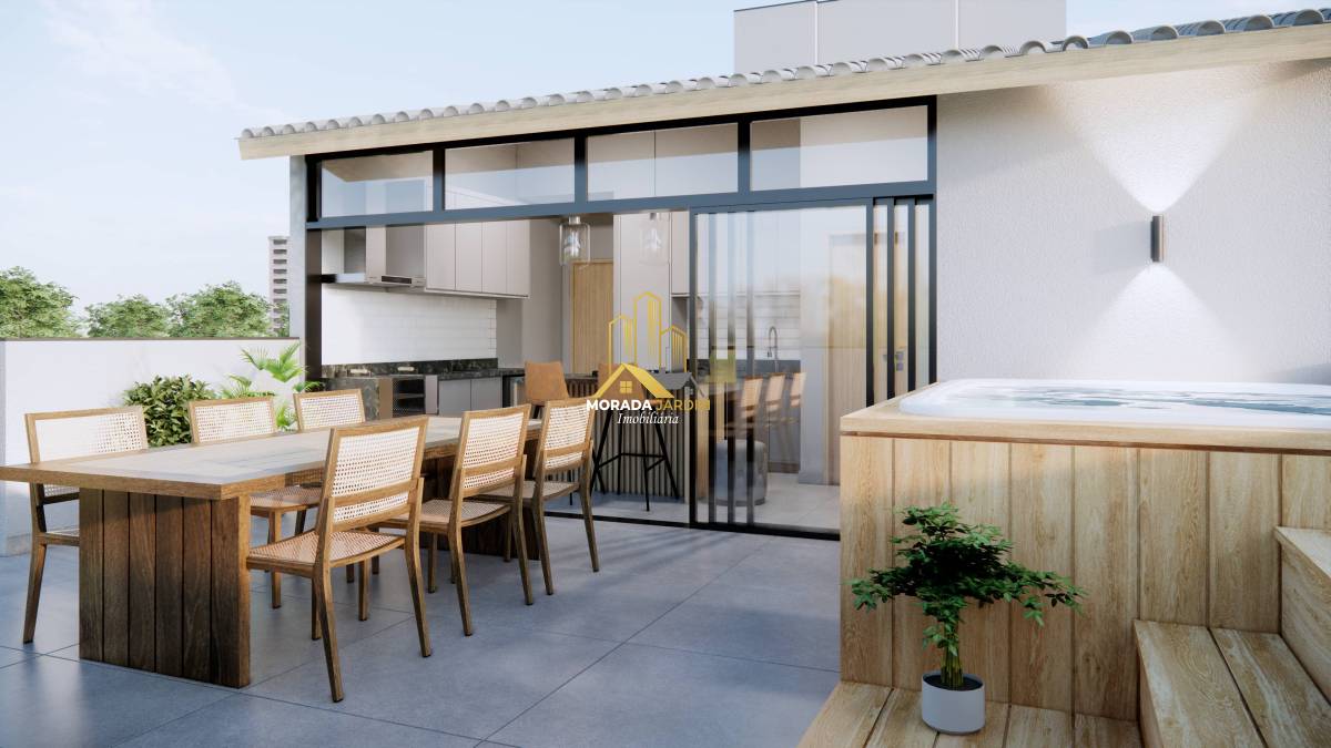 Cobertura com 2 quartos, 96m², à venda em Santo André, Campestre - Morada Jardim Negócios Imobiliario