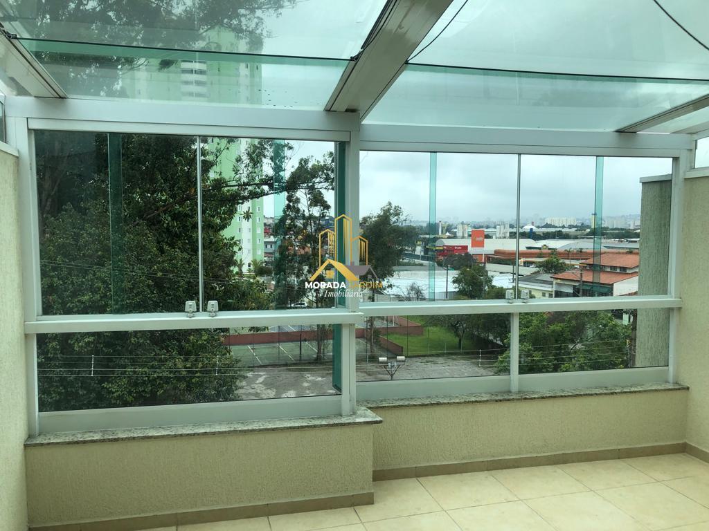 Cobertura em Santo André, Parque Jaçatuba, com 2 quartos, 74m² - Morada Jardim Negócios Imobiliario