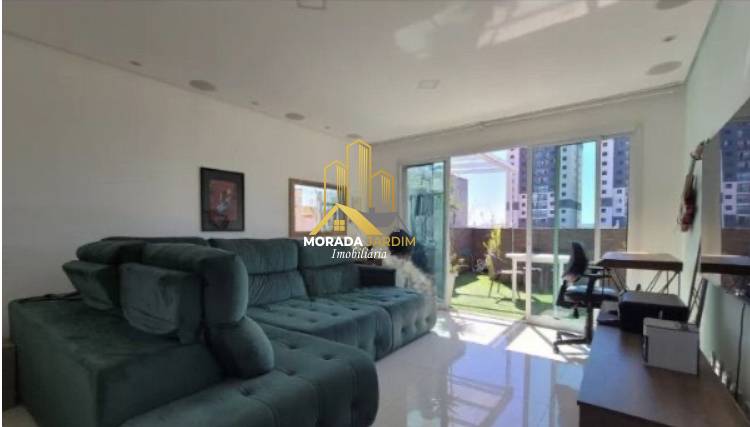 Cobertura à venda em Santo André, Vila Eldízia, com 2 quartos, 82m² - Morada Jardim Negócios Imobiliario