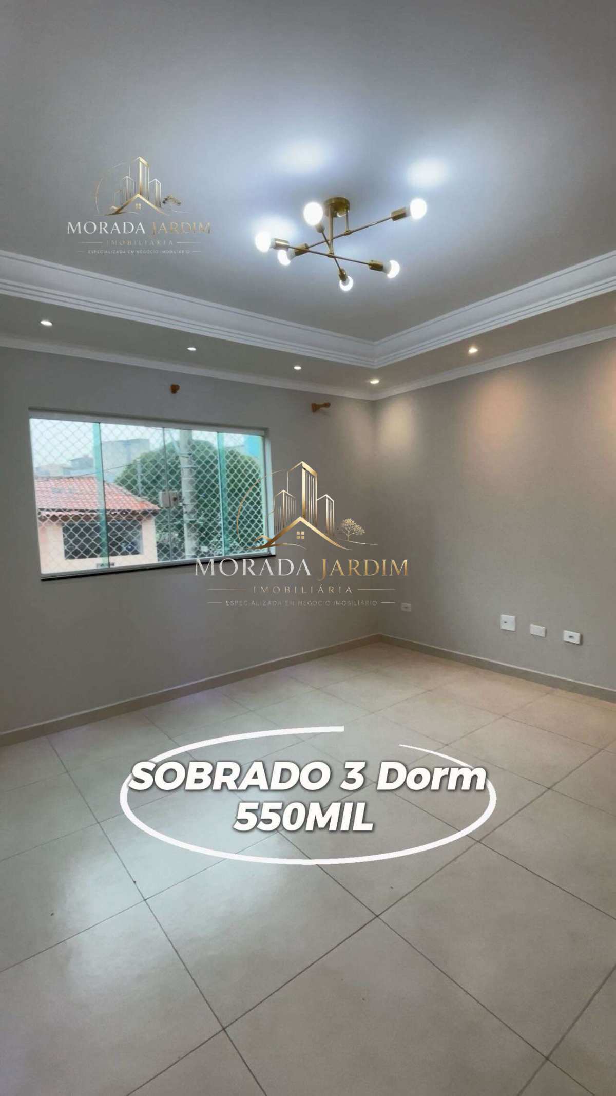 Sobrado à venda em Santo André, Jardim do Estádio, com 3 quartos, 138m² - Morada Jardim Negócios Imobiliario