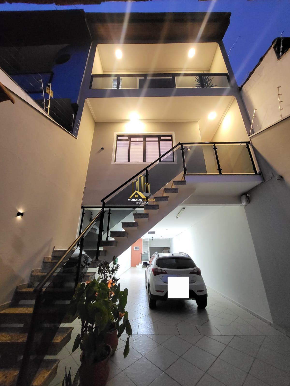 Sobrado à venda em Santo André, Jardim Las Vegas, com 3 quartos, 258m² - Morada Jardim Negócios Imobiliario